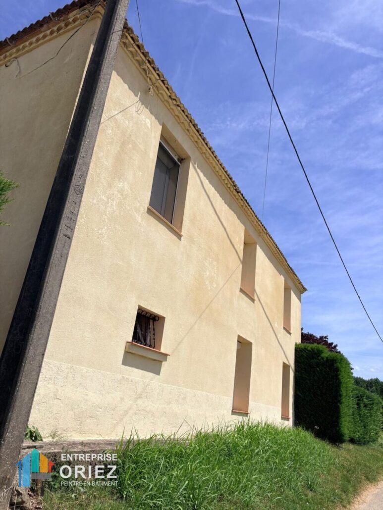 Peinture extérieure, Peinture façade