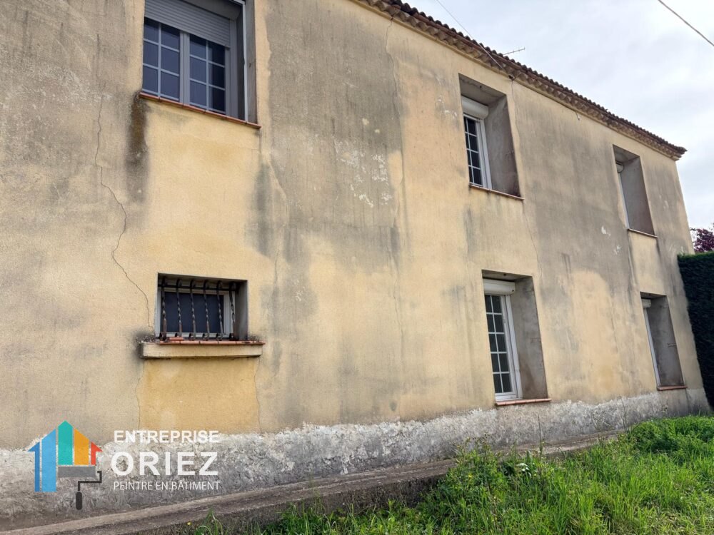 Peinture extérieure, Peinture façade